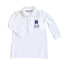 Load image into Gallery viewer, Boys LS Polo - WHITE