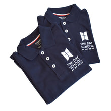 Load image into Gallery viewer, Boys’ Navy Short-sleeve Uniform Polo w/ School Logo
